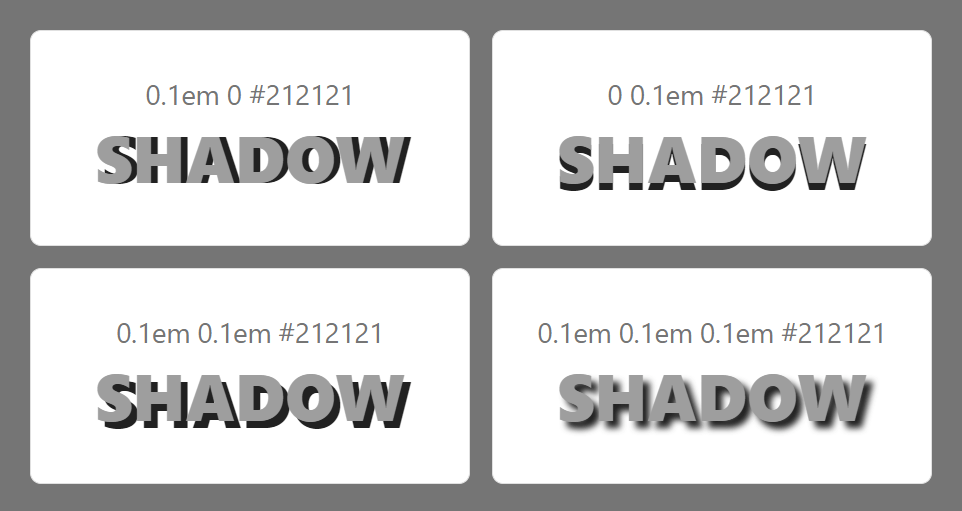 Добавление тени к тексту с помощью CSS-свойства text-shadow