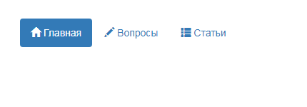 Bootstrap 3 - Кнопочная панель с иконками