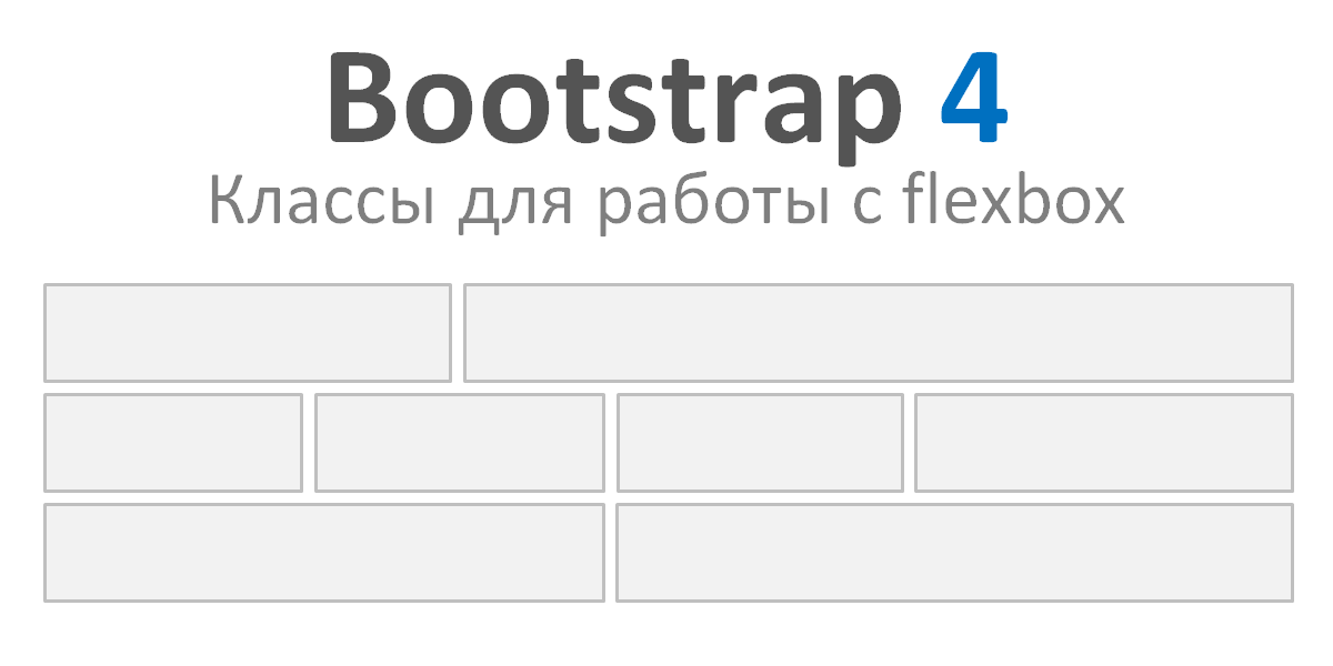 Bootstrap 4 - Flexbox классы