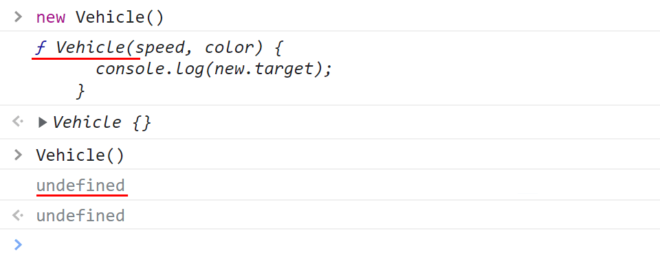 Специальное свойство new.target с помощью которого можно определить как вызвана функция, с исключением this или без него