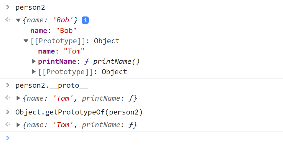 Установка объекта прототипа с помощью специального свойства __proto__